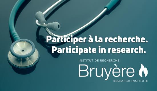 participate in research, participez à la recherche